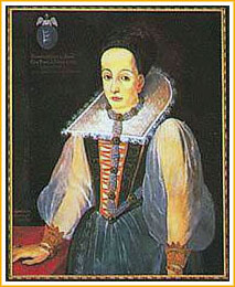 Retrato de Erzsébet Báthory.