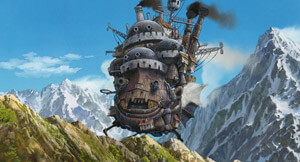 Los hechizos y las metamorfosis están muy presentes en el cine de Miyazaki. Como botón de muestra, 'El castillo ambulante'.