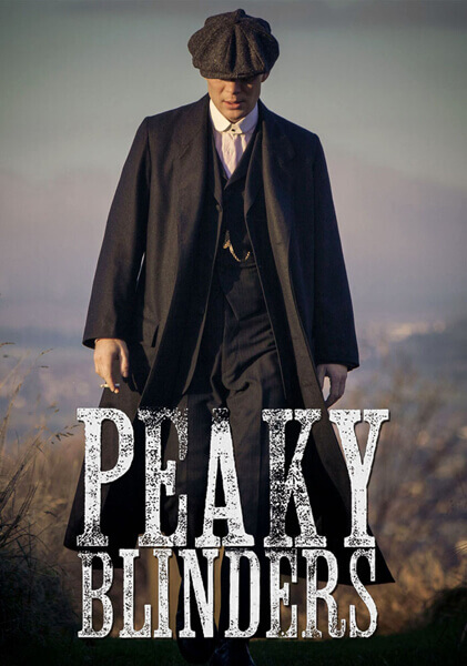 PÃ³ster de 'Peaky Blinders', serie creada por Steven Knight con Cillian Murphy en el papel de Tommy Shelby.