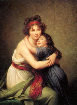 Autorretrato de Vigee y Julie 'a la griega', de Marie-Louise-Élisabeth Vigée-Lebrun.